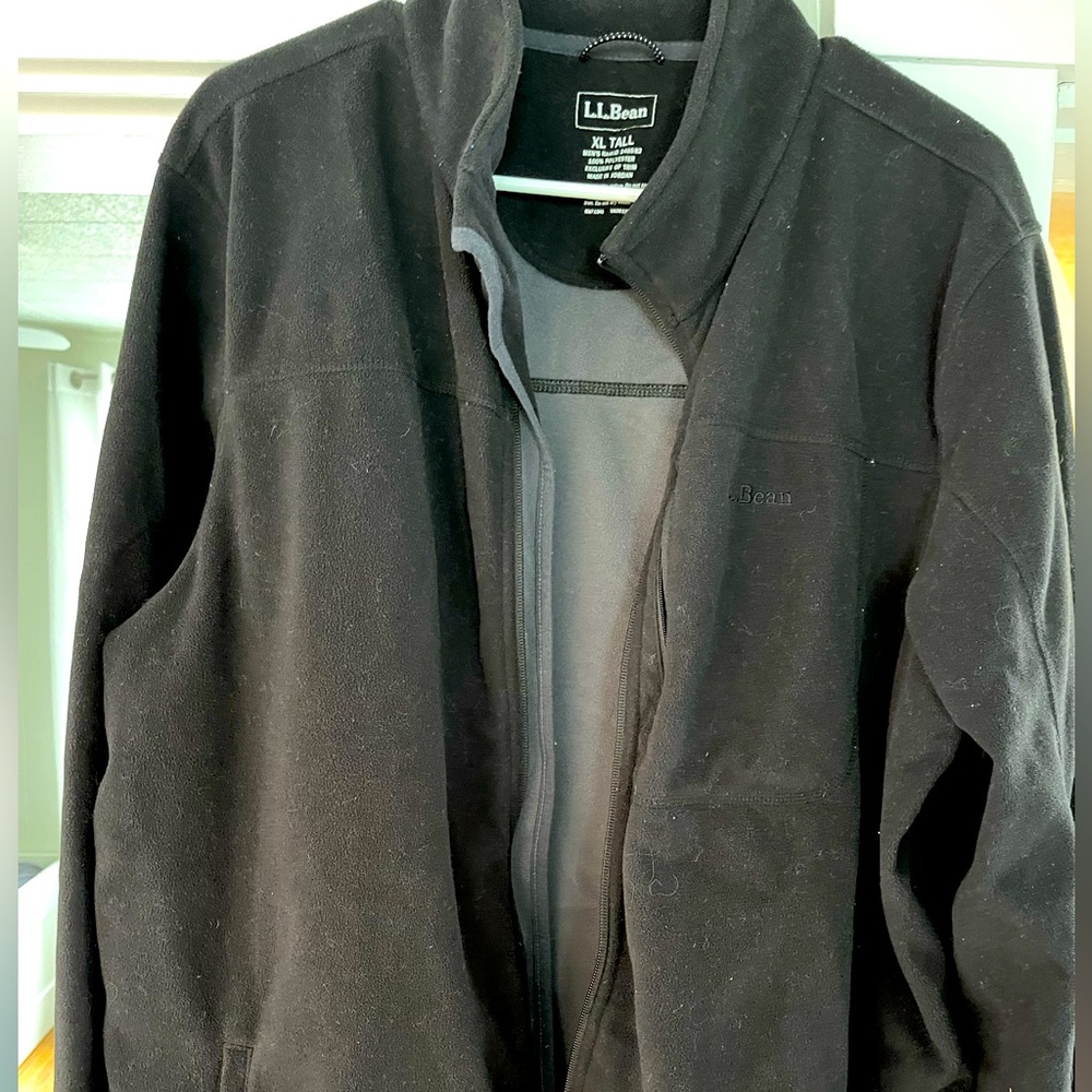 L.L. Bean fleece zip-up jacket